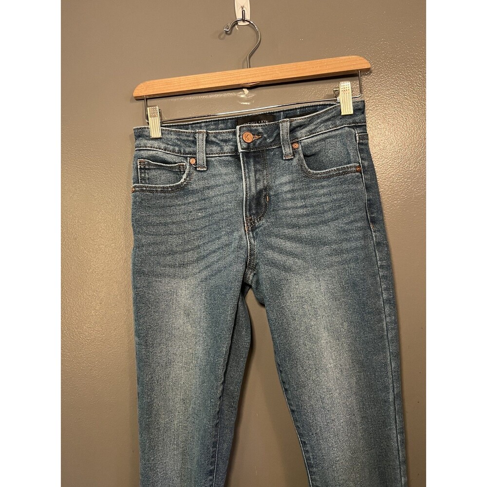 KENDALL + KYLIE The Ultra Babe Skinny Jeans 3/26 Blue Stretch Denim